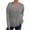 Gray, variant on Women's Fashion Long Sleeve V-Neck Cable Knit Pullover, Collared Polyester Knit Sweater, Trendy Casual Top for Women – Walmart Popular Stylish Essential Red S