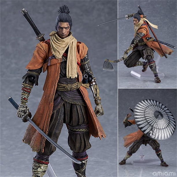 Figma Anime Sword ShadelDie Twice figuras de acción de juguete, juego SEKIRO, regalos de cumpleaños, 483-DX zhangmengya unisex