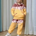 thumbnail image 2 of MUXiin Girls Outfits Graphic Sweatshirts Ice Cream Baseball Cute Print Crewneck Long Sleeve Hoodie Pullover Tops Sweatsuit Pants Cool Football Stuff, 2 of 8