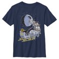 thumbnail image 1 of Boy's Star Wars Darth Vader Starry Sleigh  T-Shirt - Navy Blue - Small, 1 of 3
