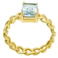 thumbnail image 5 of 18K Gold Over Brass Natural Sky Blue Topaz Ring s.6 Jewelry RM-1749 TGR1015_C_6, 5 of 6