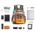 thumbnail image 4 of Fotbe Modern Urban Monkey School Backpack for Men and Women Lightweight Backpack Durable Backpack Water-Resistant,Travel,Work Bag, 4 of 7