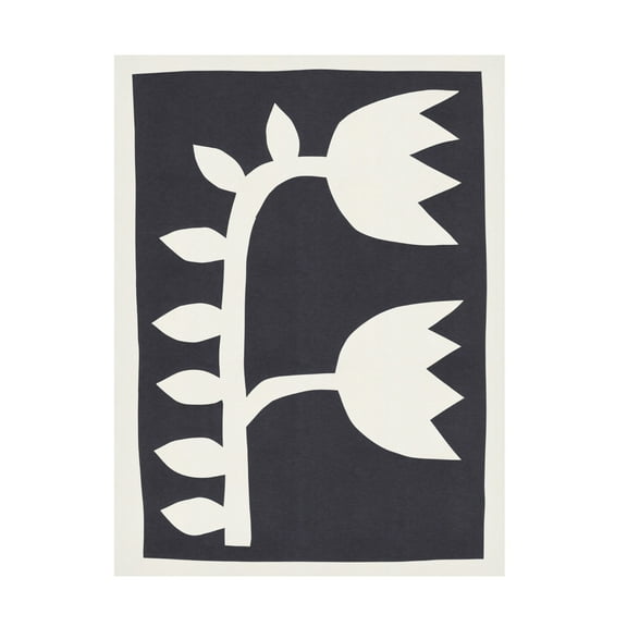 Trademark Fine Art Alisa Galitsyna Black Tulips 2 Canvas Wall Art