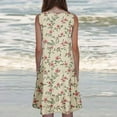 thumbnail image 5 of Casual Sleeveless Summer Dress for Women Beach A Line Swing Sundress Lightweight Vacation Dress, 5 of 5