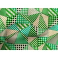 thumbnail image 5 of oneOone Cotton Poplin Green Fabric Check Patchwork Sewing Craft Projects Fabric Prints By Yard 42 Inch Wide, 5 of 5