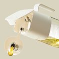 thumbnail image 4 of Botella dispensadora de aceite automática | Olla de aceite de vidrio de gran capacidad para cocina | Operación con una sola mano | Diseño antiderrame sin goteo | Contiene aceite de oliva, vinagre, 4 of 8