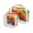 Vibrant Pattern Colorful Waves Dynamic, variant on Clear Makeup Bags with Handle Large Opening 2 Pack Set Toiletry Bag Quart Size Bag, for Women Man Traveling Travel Essentials, Toiletries and Other. Green Gold Marble Modern Luxury