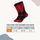 thumbnail image 2 of Calcetines de esquí para niños, paquete de 2 pares de calcetines de snowboard para niños y niñas pequeños, diseño sobre la pantorrilla con puño antideslizante, 2 of 7