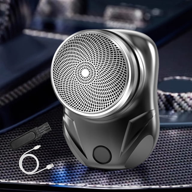 Mini afeitadora, afeitadora portátil, afeitadora recargable por USB, ideal para familias, perfecta para viajes.