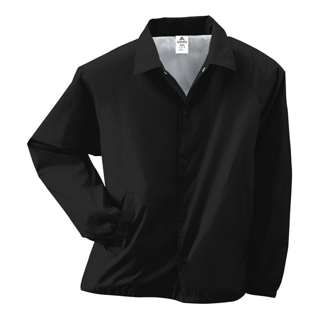 Augusta Sportswear Blouson d'Entraîneur en Nylon pour Hommes/doublé, 3TG, Noir