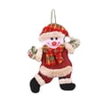 thumbnail image 1 of hirigin Christmas Hanging Doll, Plush Santa/ Elk/ Snowman/ Bear Shaped Decorative Supplies Photo Ornament, 1 of 8