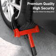 thumbnail image 6 of 2 Packs Heavy Duty Trailer Wheel Clamp, Red/Black Universal Security Tire Lock, Adjustable Anti Theft Lock for Trailers SUV Boats ATVs Motorcycles Golf Cart, 6 Alike Keys, 6 of 6