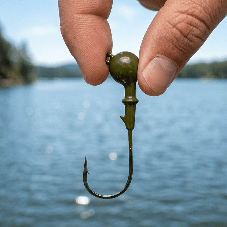 Buckeye Lures G-Man Shakey Head 1/4 oz. – Green Pumpkin, 3-Pack