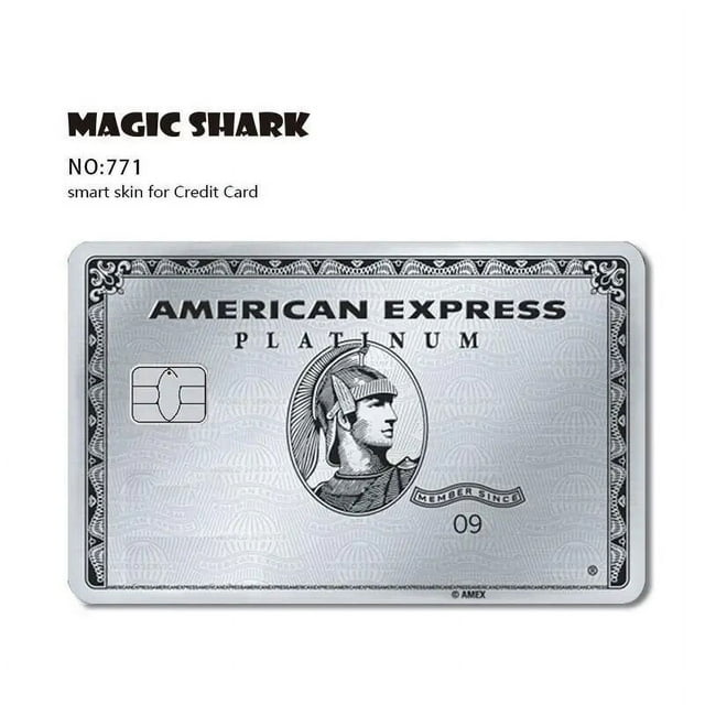 Magic Shark Earth Golden Flower Cat Ainime Circuit Board Matte Skin Sticker Film Cover for Credit Card Bank Card 771 Large Chip