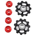 thumbnail image 2 of 2pcs/Set 11T Ultralight MTB Aluminum Alloy Bike Bearing Jockey Wheel Rear Derailleur Pulleys Outdoor Bicycle Parts, 2 of 5