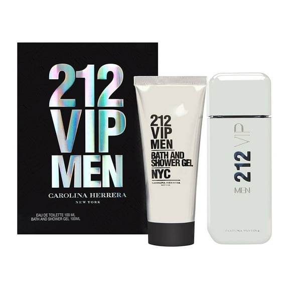 212 Vip Men 2 Piece Gift Set - 3.3 Oz Eau De Toilette Spray By Carolina Herrera