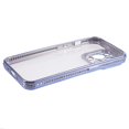 thumbnail image 4 of For iPhone 15 Pro TPU Case Rhinestones Decor Anti-Drop Slim Phone Cover - Dark Purple, 4 of 5