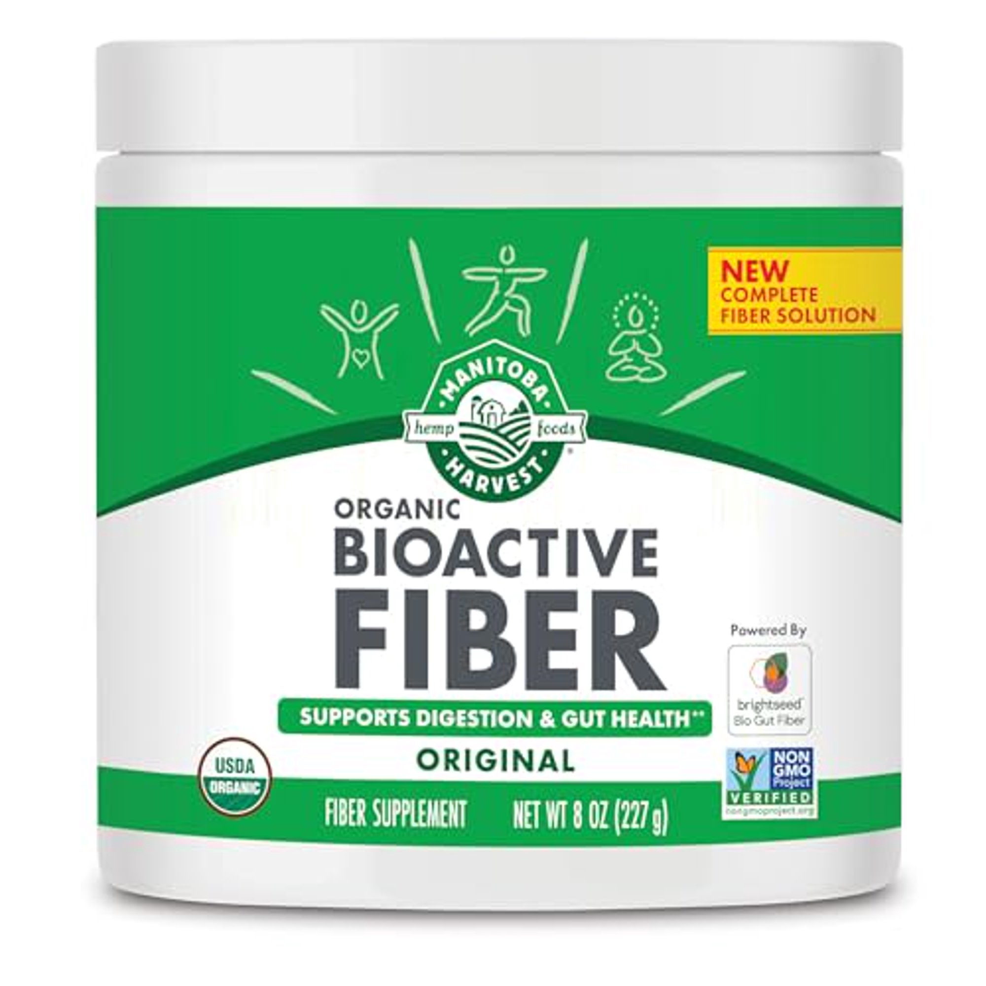 Manitoba Harvest Organic Bioactive Fiber Powder, 8 oz