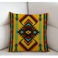 thumbnail image 4 of Tribal Kilim Pillow Cover,Aztec Pillow Cover,Boho Pillow Cover,African Ethnic Pattern Throw Pillow Cover Cushion Case for Home Decor Sofa Couch 18" x 18" Inch Cotton Linen Farmhouse Decorations, 4 of 4