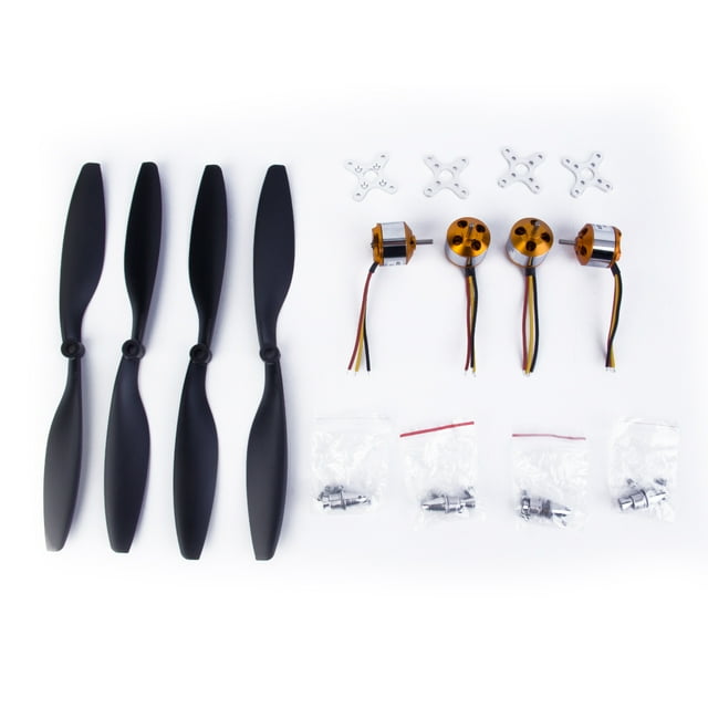 4 motores sin escobillas A2212/13T 1000KV + 4 hélices 1045 para Accessoires -