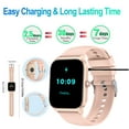 thumbnail image 5 of Smart Watch for Women Gift, 110+ Sports Modes Fitness Tracker with 1.85-inch Touchsreen, Bluetooth Call, IP68 Waterproof, Pink, 5 of 7
