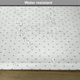 thumbnail image 6 of Ambesonne White Place Mats Set of 4, Vintage Green Polka Dots, Standard Size, Forest Green and White, 6 of 6