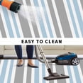 thumbnail image 5 of Blue Grey Stripes Outdoor Rug for Patio/Deck/Porch, Non-Slip Large Area Rug 3 x 5 Ft, Simple Striped Lines Minimalist Modern Indoor Outdoor Rugs Washable Area Rugs, Camping Rug Carpet Runner, 5 of 8