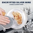 thumbnail image 3 of 2025 New Multifuctional Wire Dishwashing Rags for Wet and Dry, Round Multipurpose Double Layer Non Scratch Wire Dishcloth Cleaning Washing Cloth for Kitchen Sinks Household Supplies (5 Pack) 5 Pack 5, 3 of 5