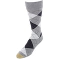 thumbnail image 3 of Men's Gold Toe 3179S Carlyle Argyle Crew Socks - 3 Pack (New Navy/Grey/Navy O/S), 3 of 4