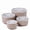 Cappuccino Brown, variant on Onader 8-Piece Ceramic Bowls with Lid, Mixing Bowls Set of 4 for Kitchen Meal Prep Food Storage Leftover, Stoneware Serving Bowl for Cooking Baking, Starry Blue