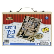 Homeware Kids Tool Set with Wood Carry Case, 16 Pieces, Ages 8 and Up