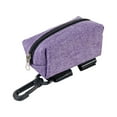 thumbnail image 1 of Soporte para Bolsa de Basura para Perros, Bolsa de Basura de Viaje, Bolsas de Basura, Estuche, Bolsa de Recogida, Dispensador de Bolsas para Excrement Cremallera simple violeta, 1 of 10