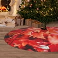 thumbnail image 6 of Sikiie Autumn Maple Leaves 30-48 inches {designName} Print Christmas Tree Skirt Snowman Xmas Tree Skirt with Edge Christmas Decorations for Holiday Party48", 6 of 7