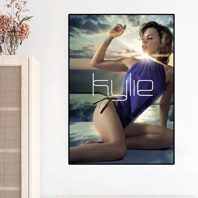Póster de tensión de cantante Kylie Minogue, impresiones, dormitorio, oficina, sala de estar, arte, pintura de pared, decoración del hogar, pegatina