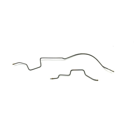 Rear Axle Brake Lines - Fits 87-95 Jeep Wrangler w/Non ABS - Stainless - The Stop Shop