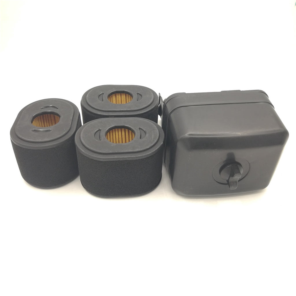 Air Filter Housing Cover Assembly with 3 Spare Filters Kit For HONDA