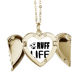 thumbnail image 1 of Ingles presupuesto Diseño Ruff Life Collar colgante en forma de melocotón con alas Unbranded M, 1 of 3