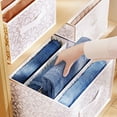 thumbnail image 6 of Neoyler Wardrobe Clothes Organizer with Compartments Foldable Washable Polyester Drawer Organizer for Laundry Underwear Socks Scarves Skirts and Closet Storage, 6 of 8