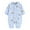 Blue P, variant on Bovxnpu Baby Girl Bodysuit, Infant Baby Cotton Bodysuits, Child Printing Newborn Button-Neck Long Sleeved Long Rompers 6-9 Months