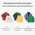 thumbnail image 4 of ZHOUCHANKIDS Kids Printed Polar Jacket Toddler Baby Boys Girls Autumn Winter Warm Sherpa Lining Outerwear Soft Lightweight C 4-5 Years, 4 of 9