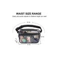 thumbnail image 3 of PULLIMORE Clear Fanny Pack Stadium Approved Waterproof Waist Bag with Adjustable Strap for Work, Travel & Sporting Event, 3 of 9