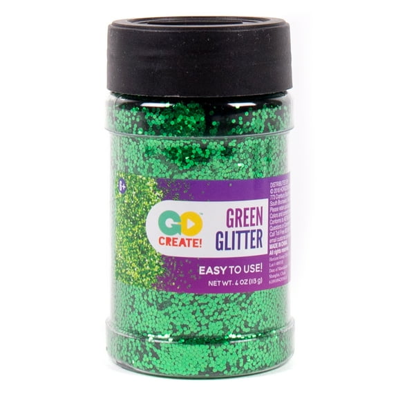 Go Create Green Glitter Shaker, 4 Oz.