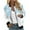 Light Blue, variant on Herrnalise Women's Bomber Jacket Casual Coat Zip Up Outerwear Windbreaker Floral Prints Overcoat With Pockets Light Blue,M