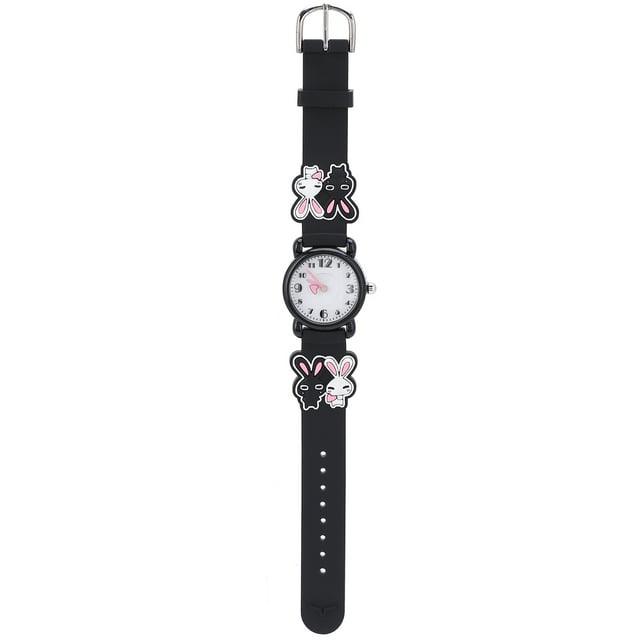Reloj de Cuarzo Conejo Dibujos Animados 3ATM Correa de Silicona Impermeable Encantadora para niños Estudiantes YUNYI BRAND Deportes