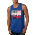 thumbnail image 2 of Wild Bobby Ford Shelby Vintage USA Country Plate Men Tank Top, 2 of 6