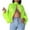 Green, variant on Chiffon Shawl with Sleeves Open Front Shrugs for Women Cutout Crop Tops Loose Casual Lantern Sleeve Solid Color Shirt Long Sleeve Tops Red