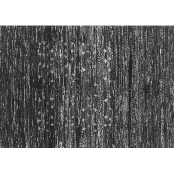 Ahgly Company Indoor Rectangle Abstract Gray Contemporary Area Rugs, 8' x 10'