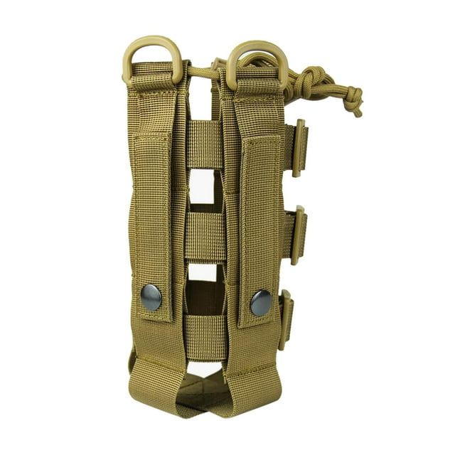 Bolsa Molle para botellas de agua, accesorios, soporte aislante para botellas de agua para exteriores Bronce