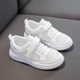 thumbnail image 2 of Staki Kid Shoes Sneakers for Girls Toddler Kids Soft Walking Shoes(White,1.5 Big Kid), 2 of 8