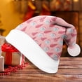 thumbnail image 4 of JIKNTTR Adults Christmas Santa Hat Printed Christmas Hats Plush Xmas Hat Kids & Adults Festive Party Accessory Cute Xmas Holiday Hat, 4 of 5
